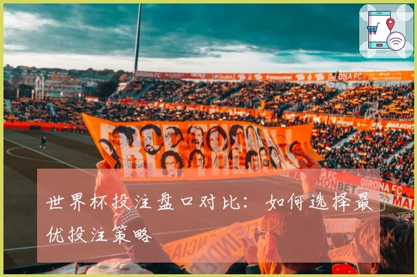 世界杯投注盘口对比：如何选择最优投注策略