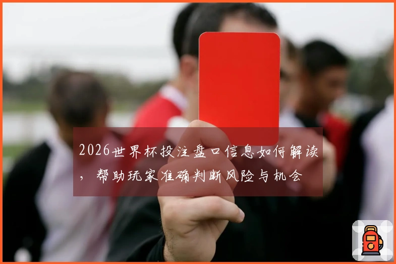 2026世界杯投注盘口信息如何解读，帮助玩家准确判断风险与机会